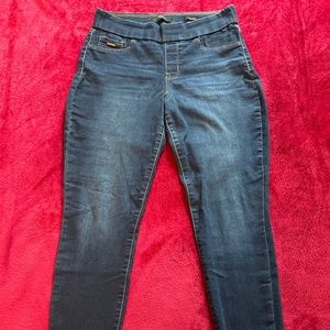Elastic Waist Skinny Jeans